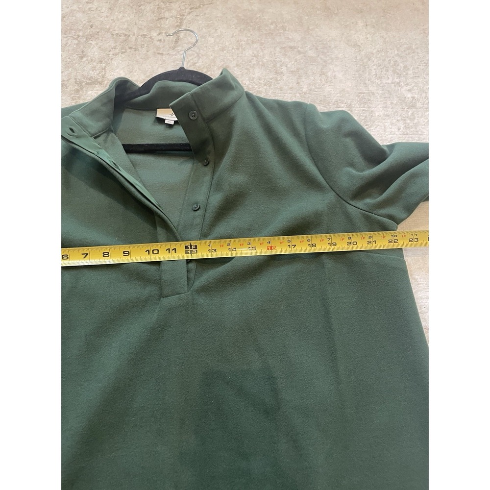 Tuckernuck Avery Dress Green Soft Fleece‎ Size XL 3/4 Sleeve - Picture 10 of 11